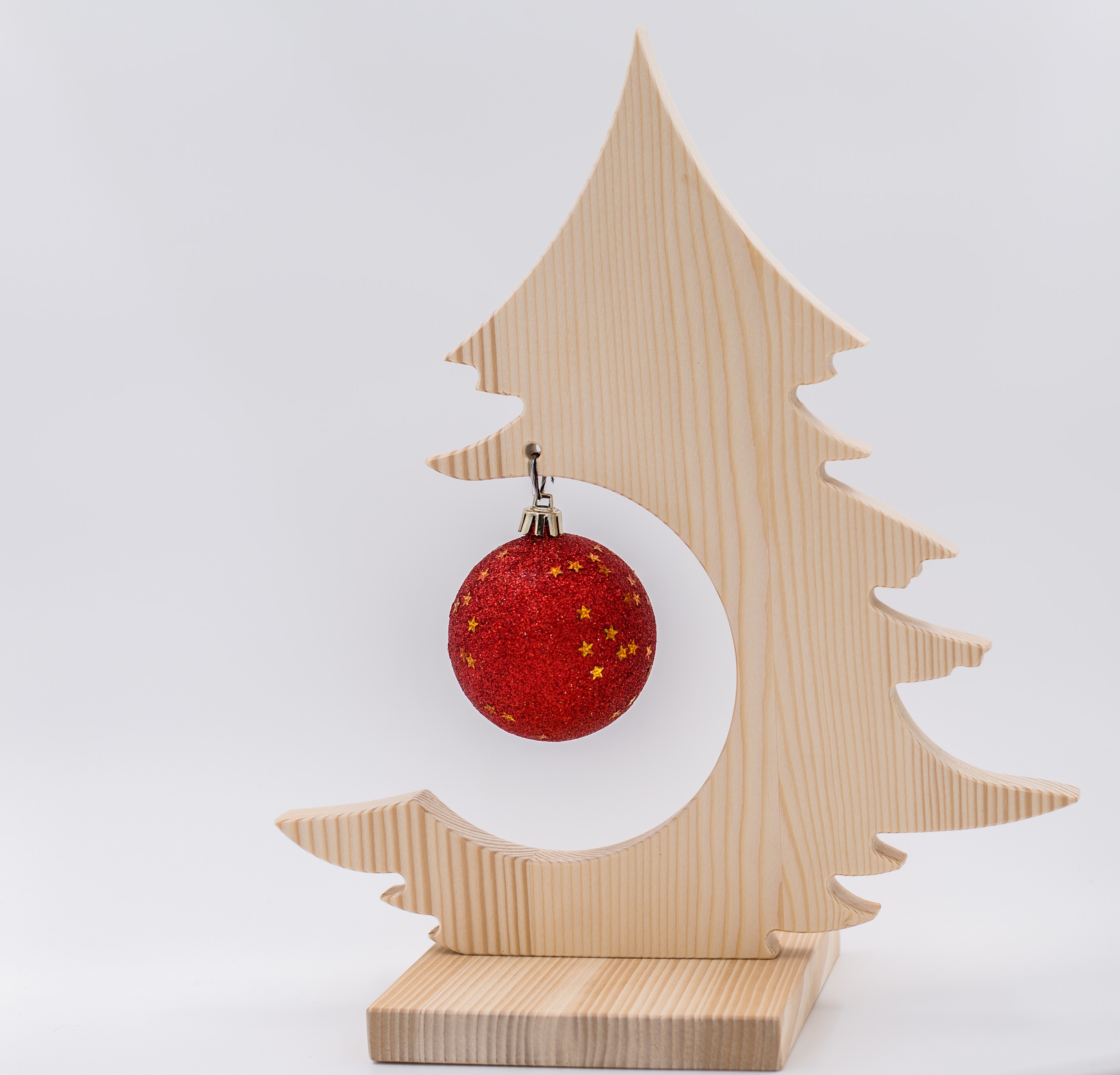 Weihnachtsbaum inkl.Kugel od.Glocke 35x32x2cm