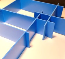 Performance Puzzle, Tischmodel 14-teilig, blau